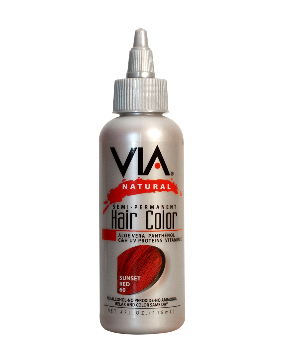 Via Natural Semi Permanent Hair Color 4oz